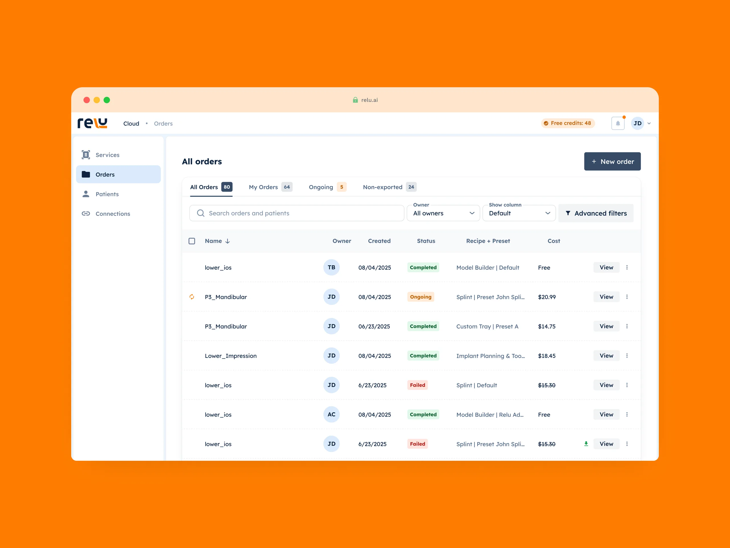  One platform. Every dental design service.
